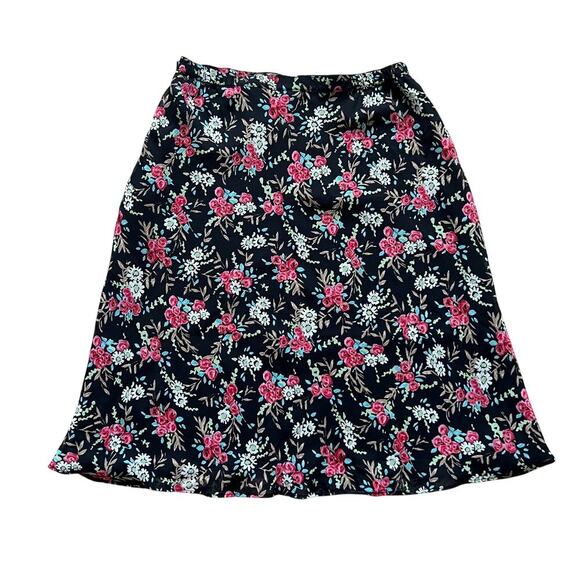 Jaclyn Smith Women’s Y2K Floral Midi Skirt Size Small 90s Ditsy Floral - Picture 2 of 6
